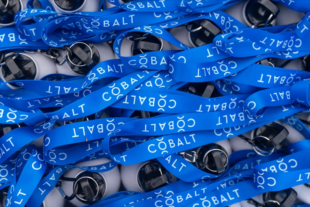 Cobalti veepudelid brändi fotograafias Näide brändi fotograafiast tootefotode puhul, pildistas Mailis Vahenurm.