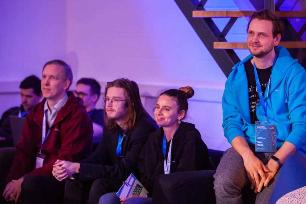 Ürituse foto sündmuselt "Tarkvaraarendaja kutsemeistrivõistlus", pildistas fotograaf Mailis Vahenurm.