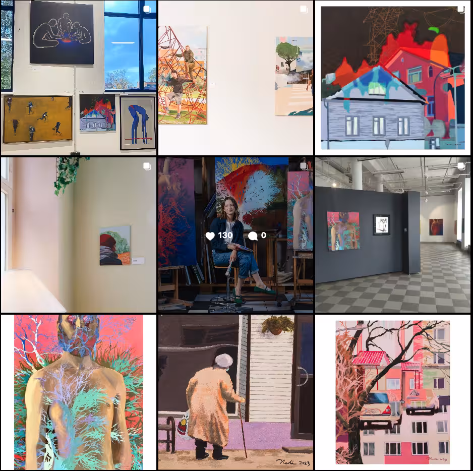 Fotograafi Mailis Vahenurm tehtud portreefoto Instagrami voos – näide, kuidas kvaliteetsed pildid toetavad ettevõtte kuvandit ka sotsiaalmeedias.